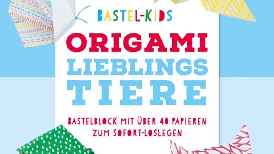 Tiere kann man aus Papier selber falten. Das heißt Origami. Ein Buch erklärt, wie das geht. (Foto: Edition Michael Fischer)