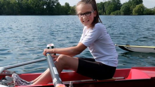 Helena liebt das Rudern - das liegt bei ihr in der Familie. (Foto: Max Grönert)