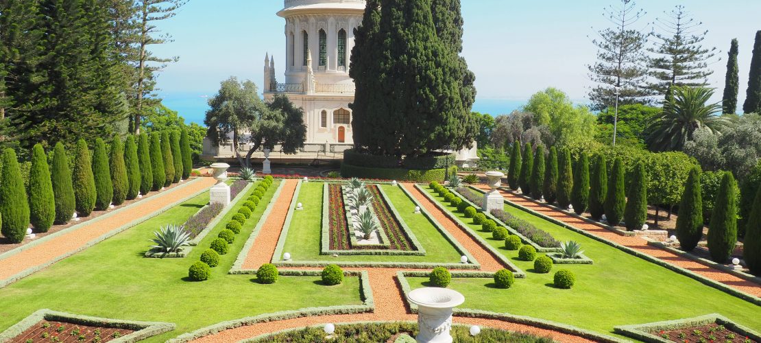 Der Schrein des Bab in den Gärten der Bahai im israelischen Haifa. (Foto: dpa)