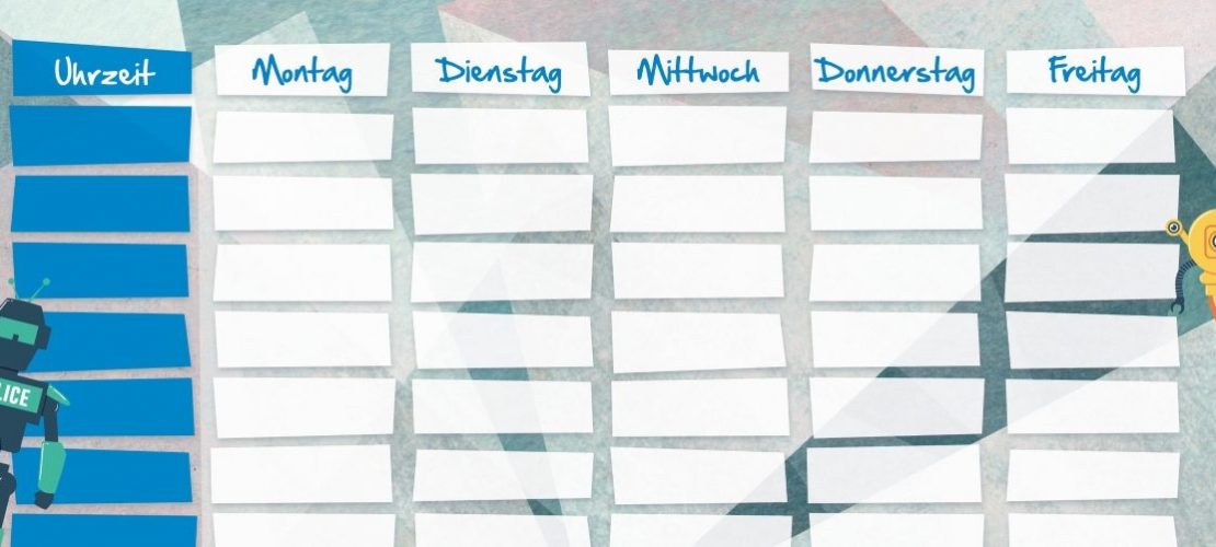 Download: Stundenplan zum Schulanfang