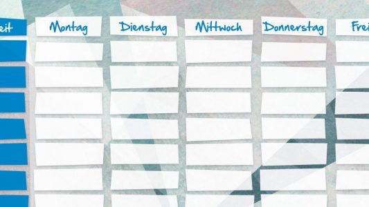 Download: Stundenplan zum Schulanfang