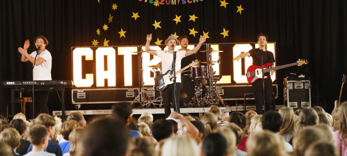 So cool war das Cat Ballou Konzert in Junkersdorf Ildefons Herwegen Schule (Foto: Thomas Banneyer)