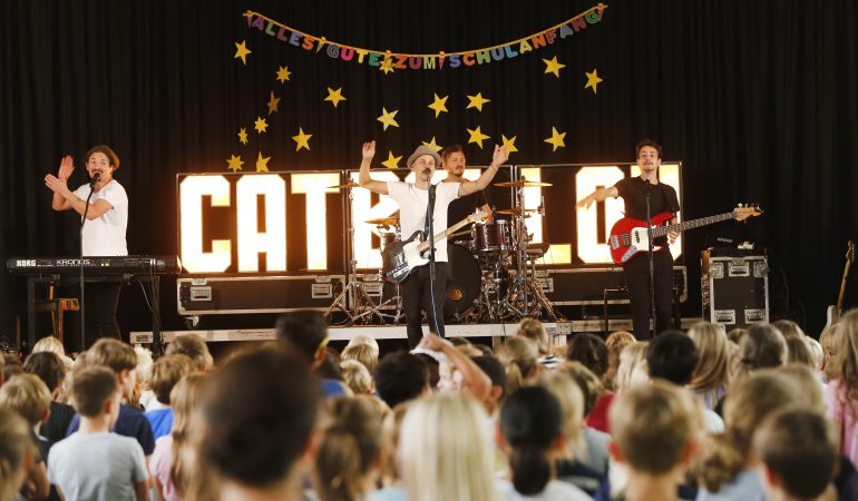 So cool war das Cat Ballou Konzert in Junkersdorf Ildefons Herwegen Schule (Foto: Thomas Banneyer)