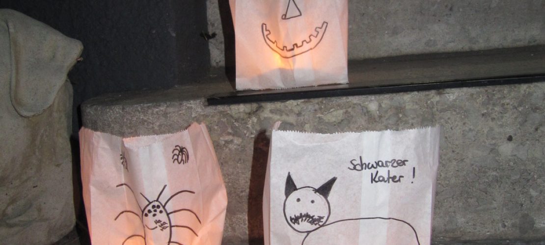 Schaurige Lichter für Halloween