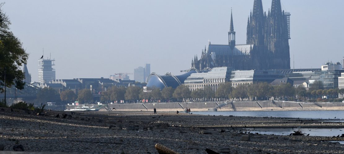 So niedrig war der Rhein noch nie