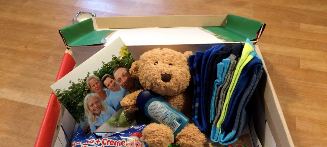 Weihnachten im Schuhkarton