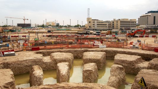Ein Lego-Stadion für die Fußball-WM in Katar