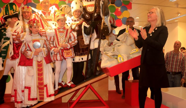 Wiegen für den guten Zweck