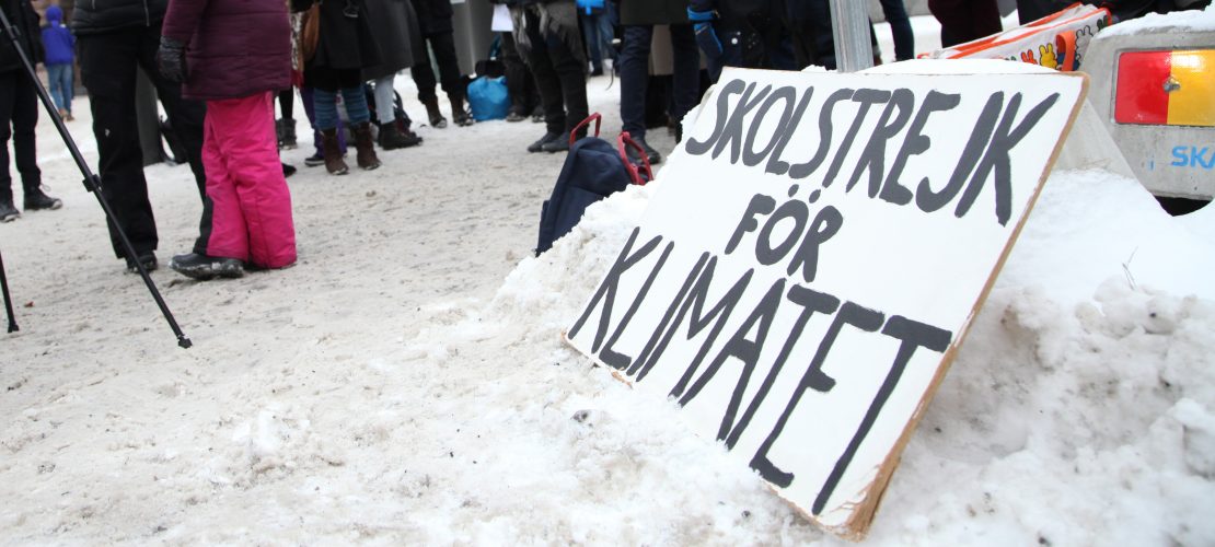 „Skolstrejk för klimatet“ – Streik statt Schule