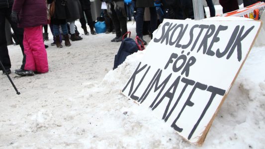 „Skolstrejk för klimatet“ – Streik statt Schule