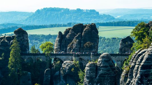 Wenn Felsen schmusen – Elbsandsteingebirge