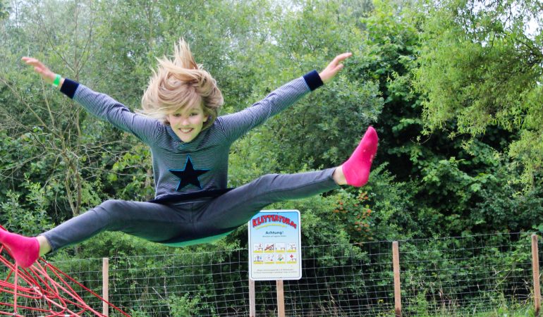 Austoben auf den Wabbelbergen