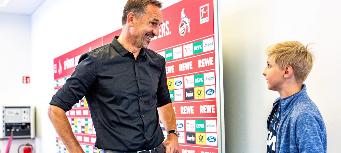 “Herr Beierlorzer, wie wird man Fußballprofi?”