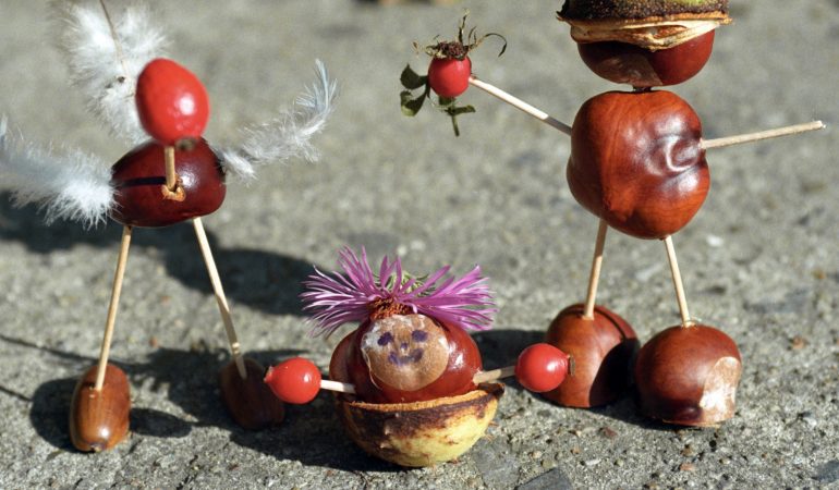 Es knackt unter den Schuhen