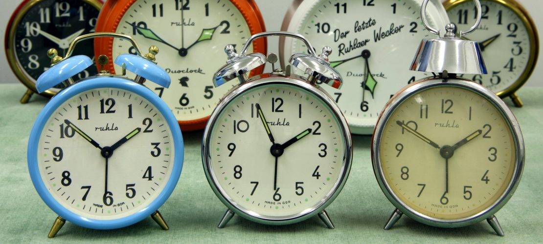Wir drehen an der Uhr