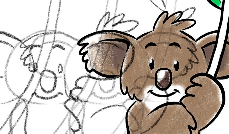Zapp­za­rapp … einen Koala zeichnen
