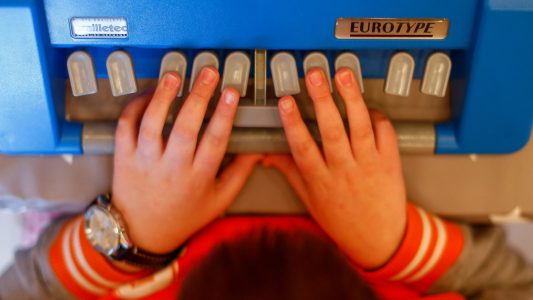 Mit den Fingern lesen