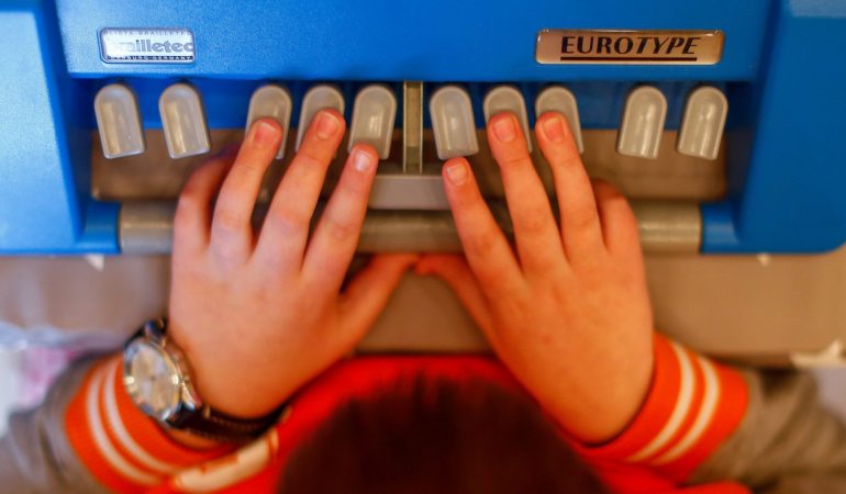 Mit den Fingern lesen