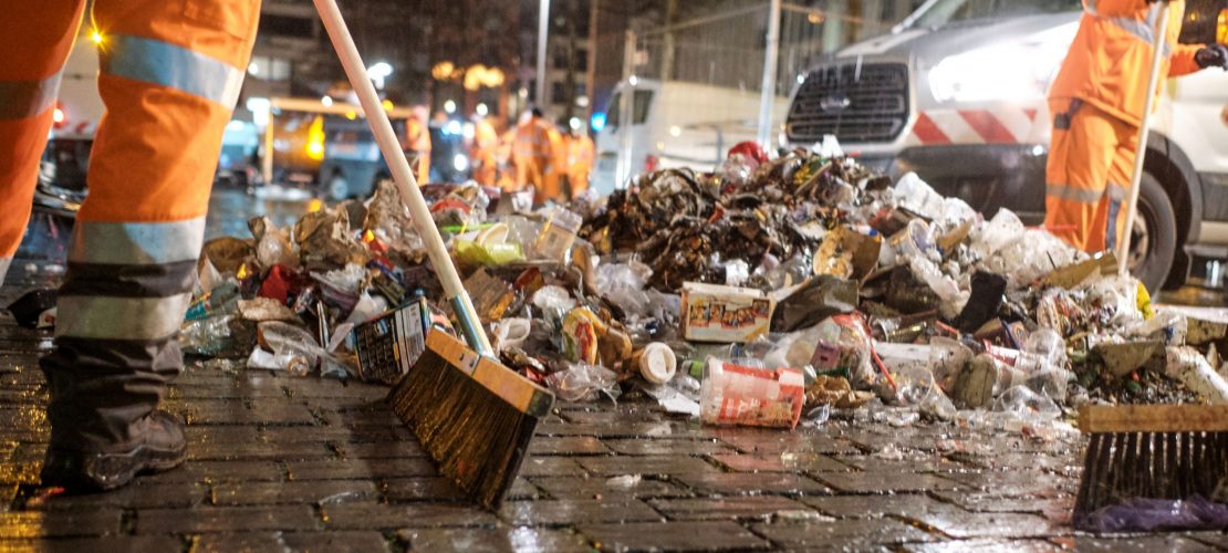 Großes Reinemachen nach dem Zug