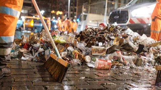 Großes Reinemachen nach dem Zug