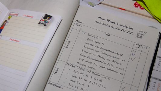 Eine Schule ohne Hausaufgaben