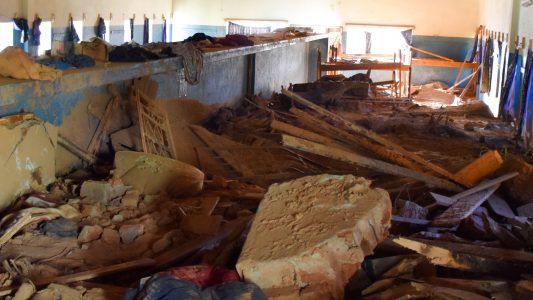 Eine kilometerlange Lawine