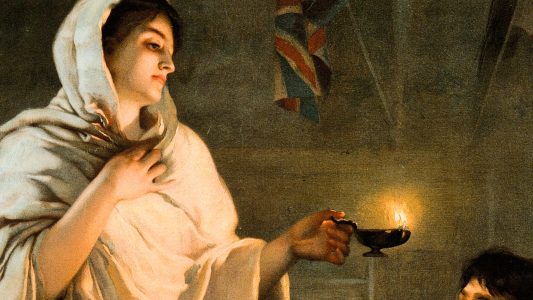 Die Dame mit der Lampe