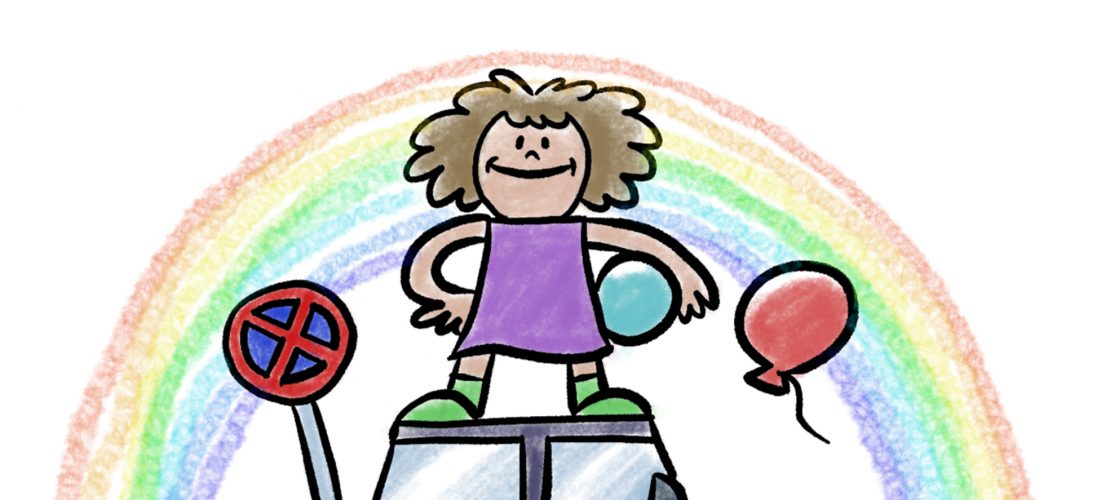 Mit Wünschen auf die Straße 