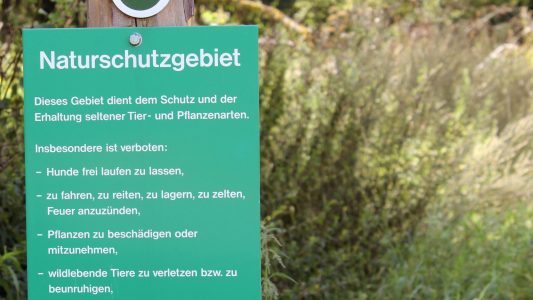 Eine Zone für Pflanzen und Tiere