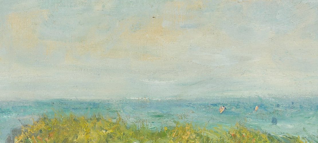 Malen bei Wind, Sonne und Kälte