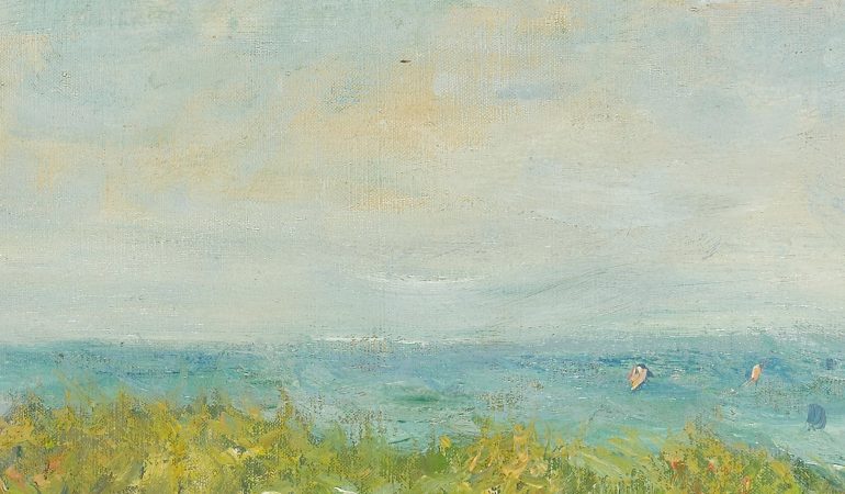 Malen bei Wind, Sonne und Kälte