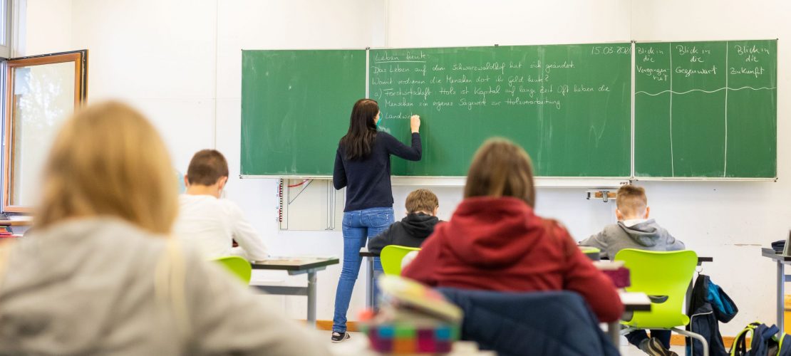 Fokus auf die Tafel