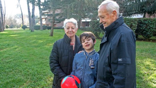 Bei Nonna und Nonno in Rom