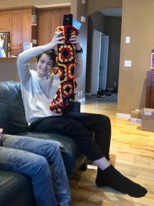 In diesen Strumpf passt ordentlich was rein. Bild: Johann