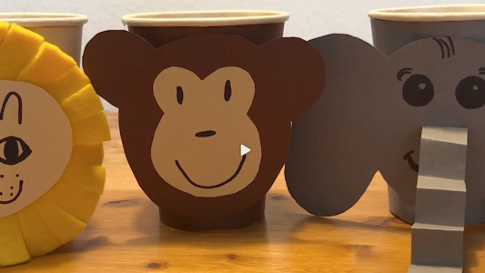 Mach mit: Tierbecher