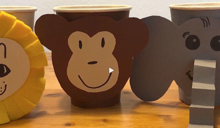 Mach mit: Tierbecher