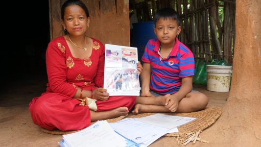 Nirajs Vater ging zum Arbeiten fort und kam nie wieder