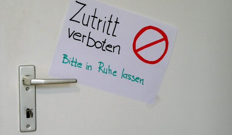 Auch an Weihnachten ist Nein sagen okay