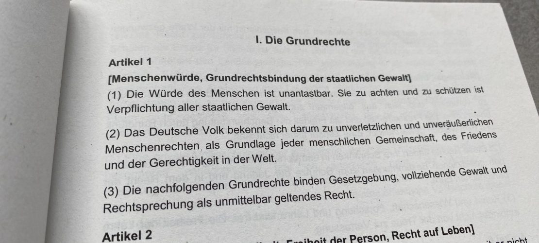 Unsere Regeln für das Zusammenleben