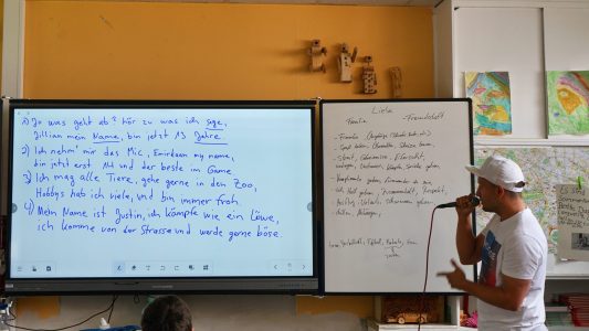 Gemeinsam rappen für den Zusammenhalt