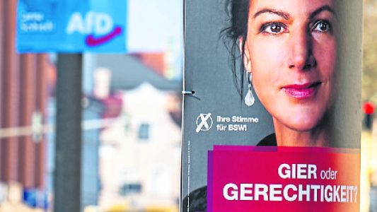 Werbung vor der Wahl