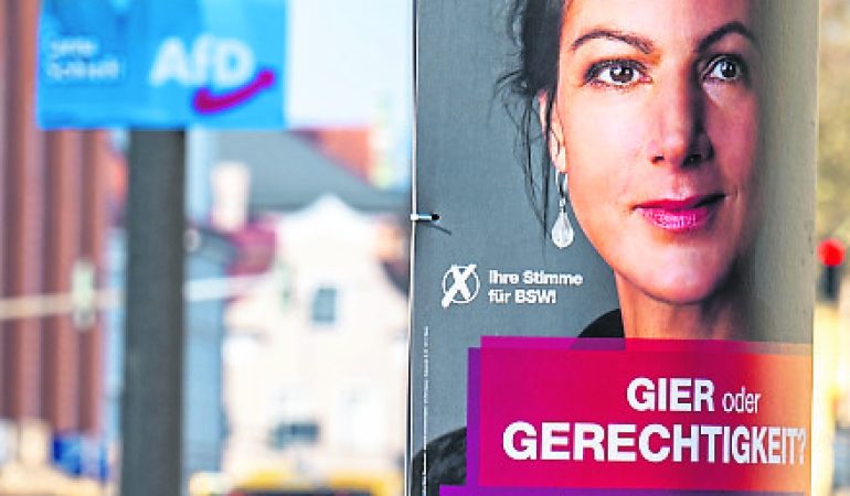 Werbung vor der Wahl