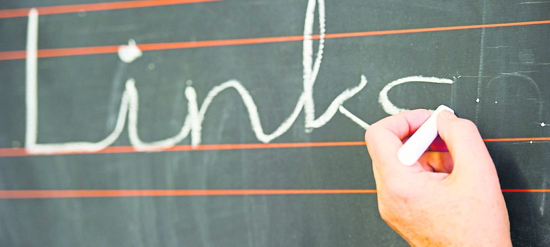 Bloß nicht mit der linken Hand!