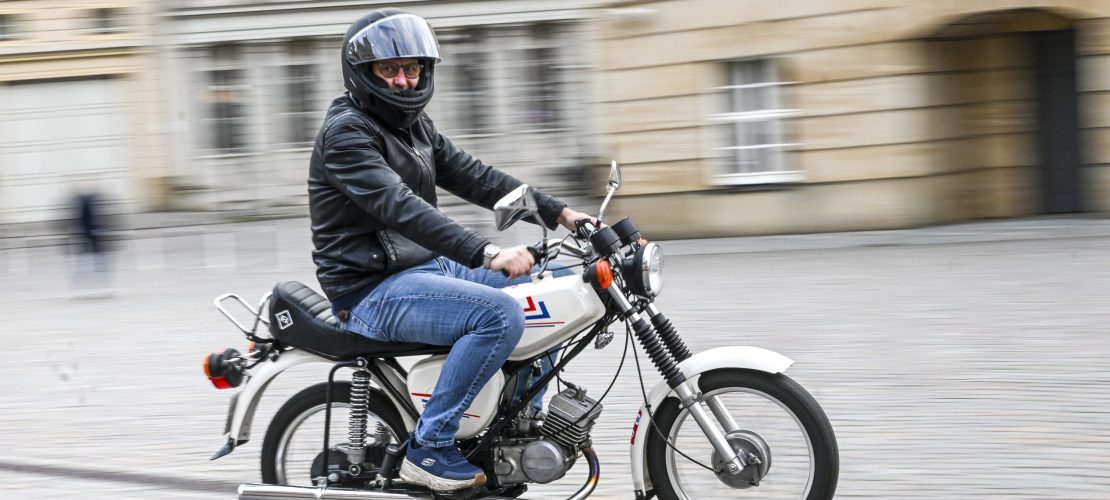 Auf zwei Rädern